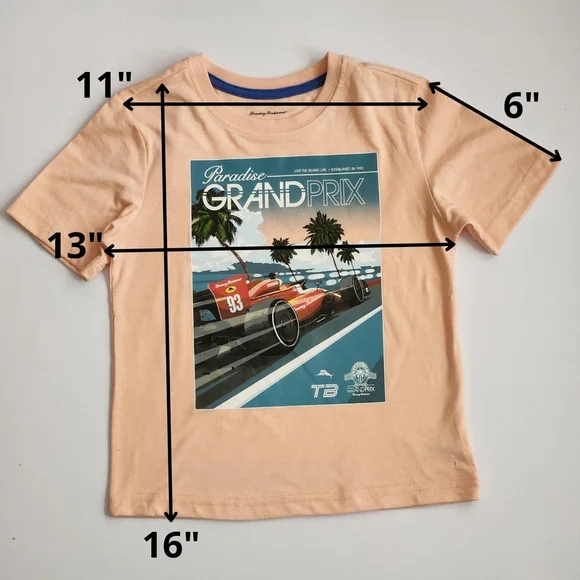 Tommy Bahama Boys Set 3-pieces Button Down Shirt Graphic T-Shirt & Shorts Size 4 - Picture 15 of 16